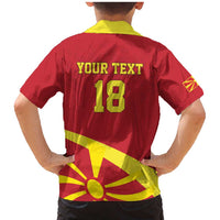 Macedonia Ice Hockey Custom Family Matching Mermaid Dress and Hawaiian Shirt Go Champion - Wonder Print Shop