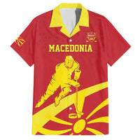 Macedonia Ice Hockey Custom Family Matching Puletasi and Hawaiian Shirt Go Champion - Wonder Print Shop
