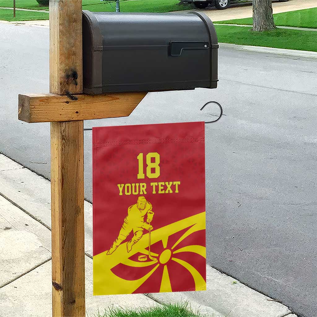 Macedonia Ice Hockey Custom Garden Flag Go Champion - Wonder Print Shop