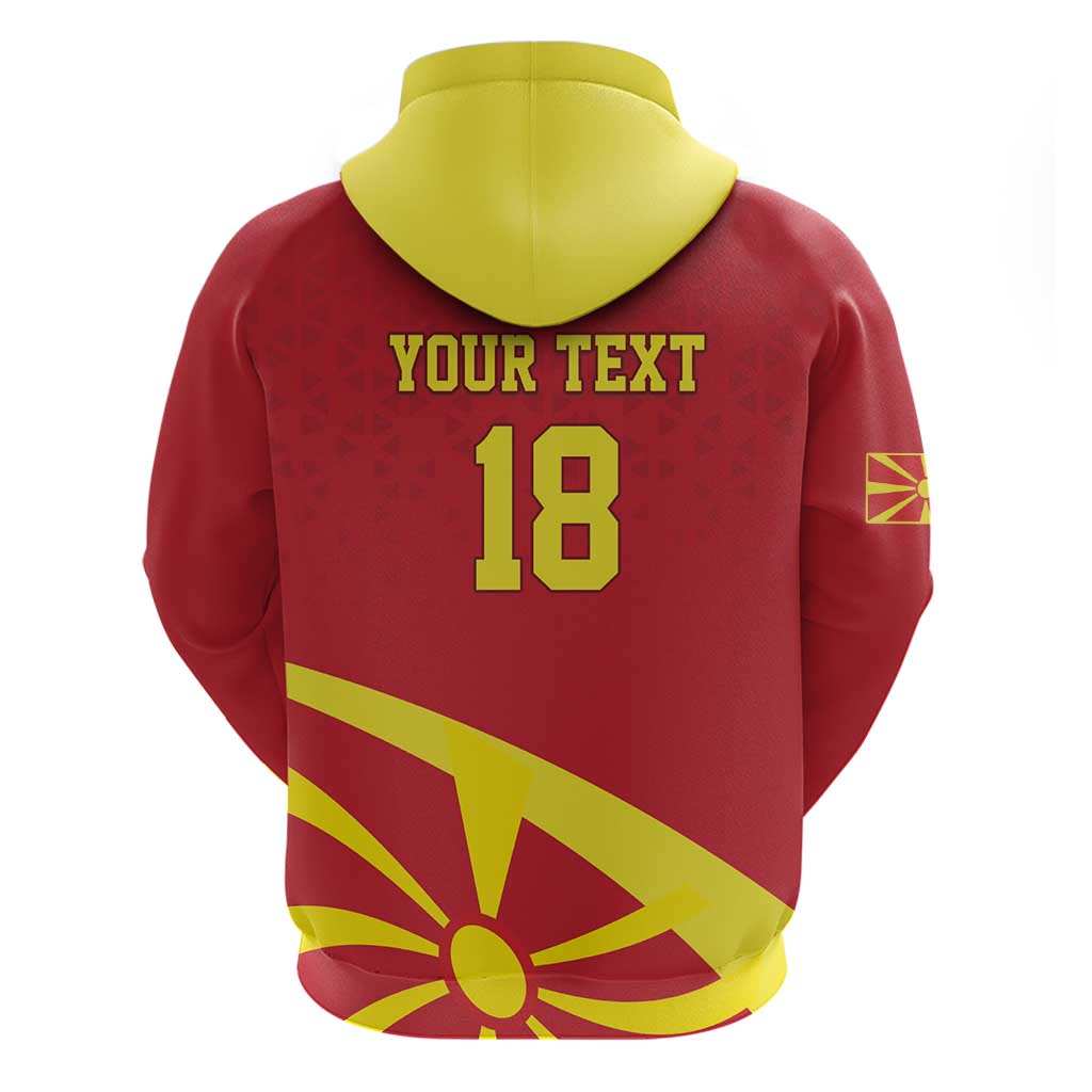 Macedonia Ice Hockey Custom Hoodie Go Champion - Wonder Print Shop