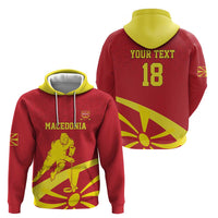 Macedonia Ice Hockey Custom Hoodie Go Champion - Wonder Print Shop