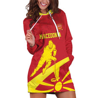 Macedonia Ice Hockey Custom Hoodie Dress Go Champion - Wonder Print Shop