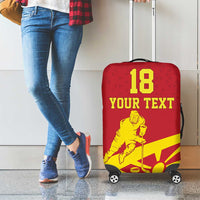 Macedonia Ice Hockey Custom Luggage Cover Go Champion - Wonder Print Shop