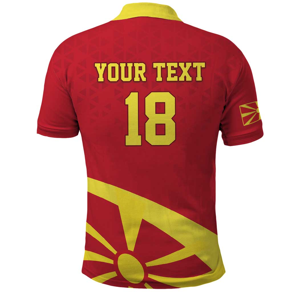 Macedonia Ice Hockey Custom Polo Shirt Go Champion - Wonder Print Shop