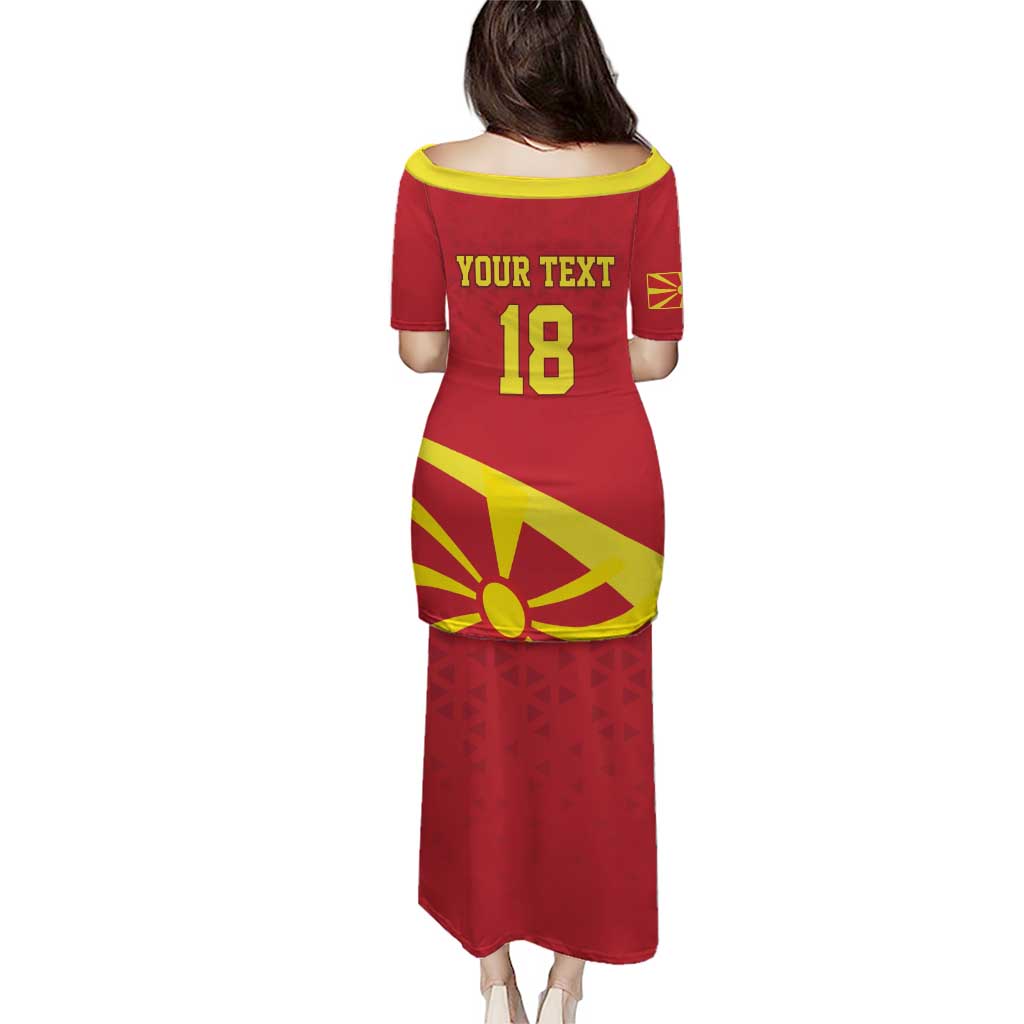 Macedonia Ice Hockey Custom Puletasi Go Champion - Wonder Print Shop