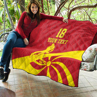 Macedonia Ice Hockey Custom Quilt Go Champion - Wonder Print Shop