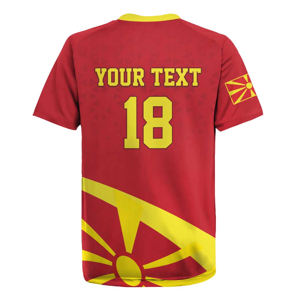 Macedonia Ice Hockey Custom Rugby Jersey Go Champion - Wonder Print Shop