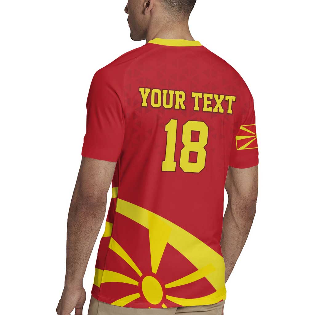 Macedonia Ice Hockey Custom Rugby Jersey Go Champion - Wonder Print Shop