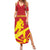 Macedonia Ice Hockey Custom Summer Maxi Dress Go Champion - Wonder Print Shop