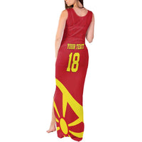 Macedonia Ice Hockey Custom Tank Maxi Dress Go Champion - Wonder Print Shop