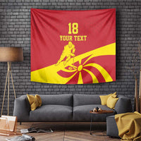 Macedonia Ice Hockey Custom Tapestry Go Champion - Wonder Print Shop