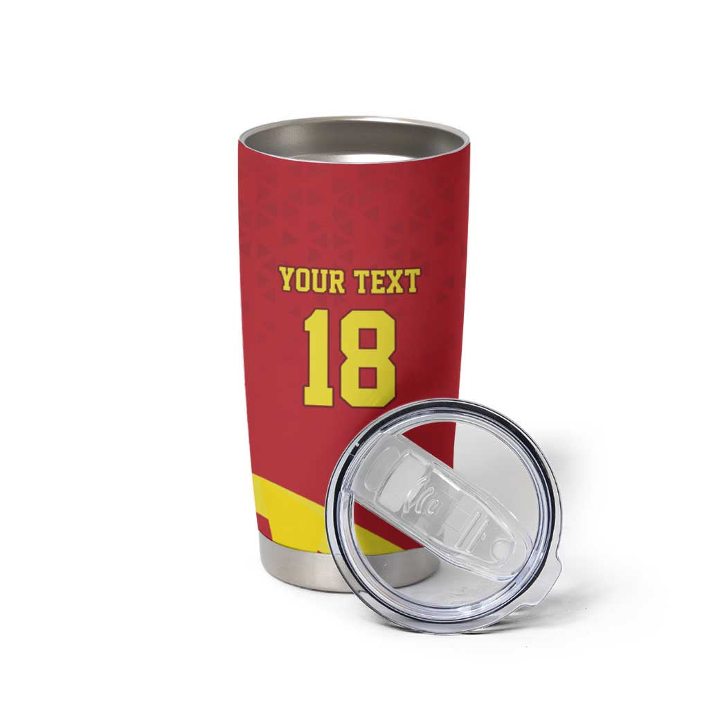 Macedonia Ice Hockey Custom Tumbler Cup Go Champion - Wonder Print Shop
