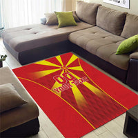 Custom Macedonia Football Area Rug Come On Lavovi - Wonder Print Shop