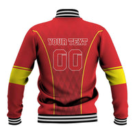 Custom Macedonia Football Baseball Jacket Come On Lavovi - Wonder Print Shop