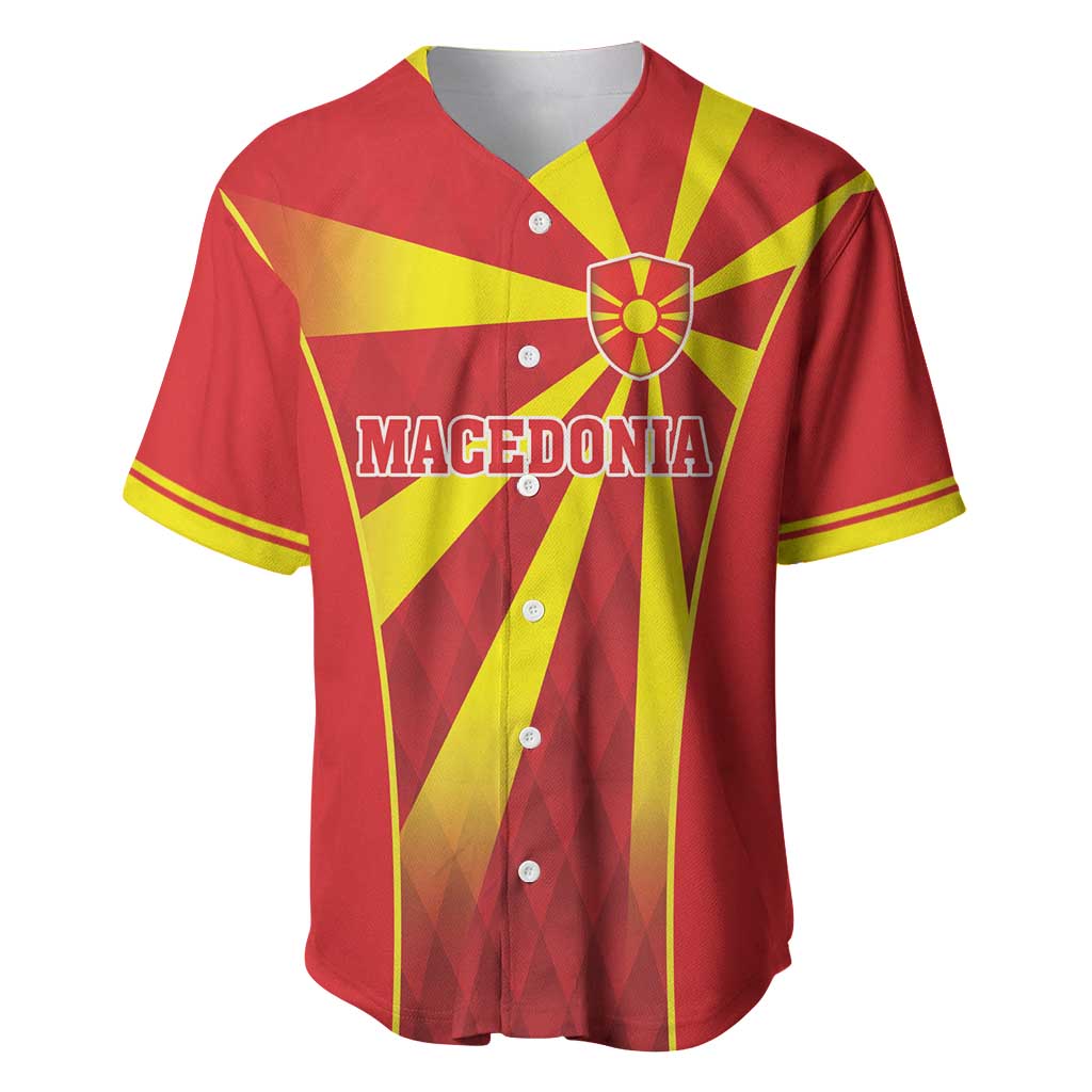 Custom Macedonia Football Baseball Jersey Come On Lavovi - Wonder Print Shop