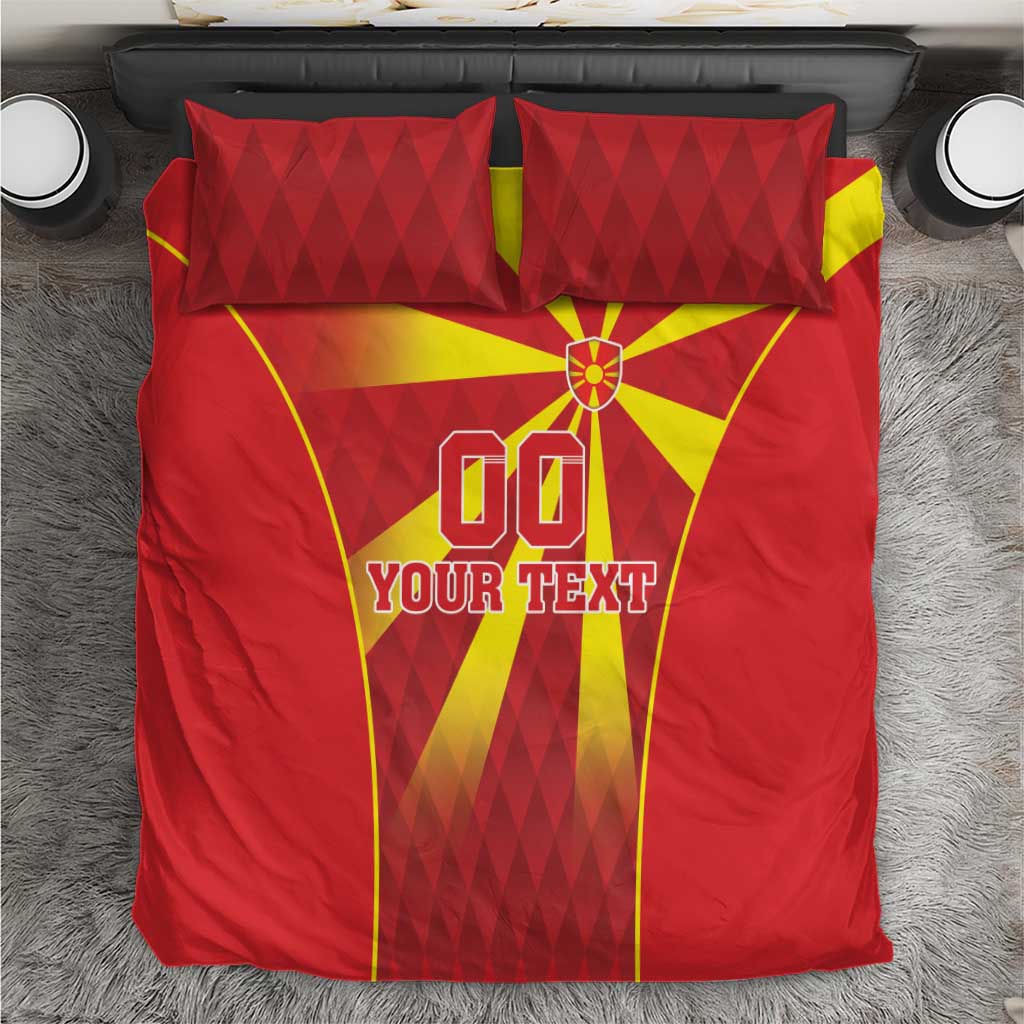 Custom Macedonia Football Bedding Set Come On Lavovi - Wonder Print Shop