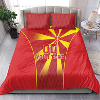 Custom Macedonia Football Bedding Set Come On Lavovi - Wonder Print Shop