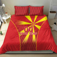Custom Macedonia Football Bedding Set Come On Lavovi - Wonder Print Shop