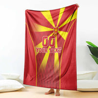Custom Macedonia Football Blanket Come On Lavovi - Wonder Print Shop