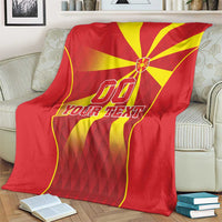 Custom Macedonia Football Blanket Come On Lavovi - Wonder Print Shop