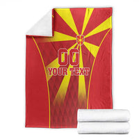 Custom Macedonia Football Blanket Come On Lavovi - Wonder Print Shop