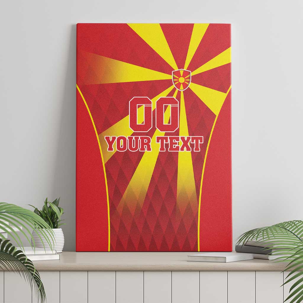Custom Macedonia Football Canvas Wall Art Come On Lavovi - Wonder Print Shop