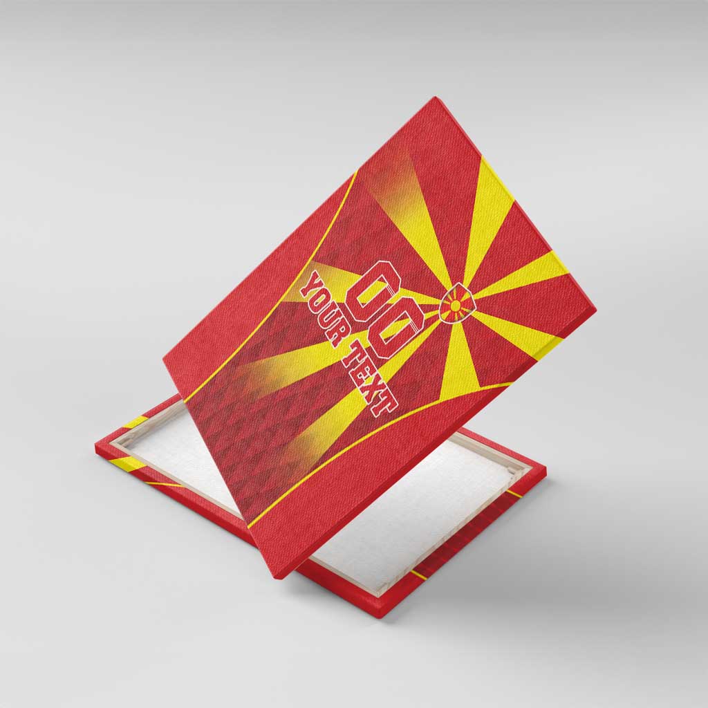 Custom Macedonia Football Canvas Wall Art Come On Lavovi - Wonder Print Shop