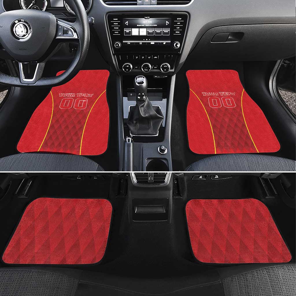 Custom Macedonia Football Car Mats Come On Lavovi - Wonder Print Shop