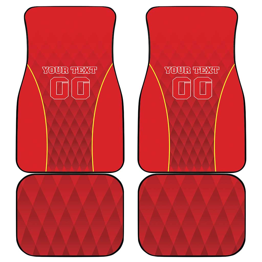 Custom Macedonia Football Car Mats Come On Lavovi - Wonder Print Shop