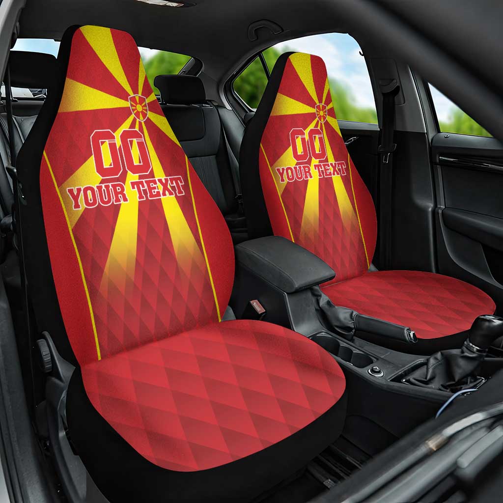 Custom Macedonia Football Car Seat Cover Come On Lavovi - Wonder Print Shop