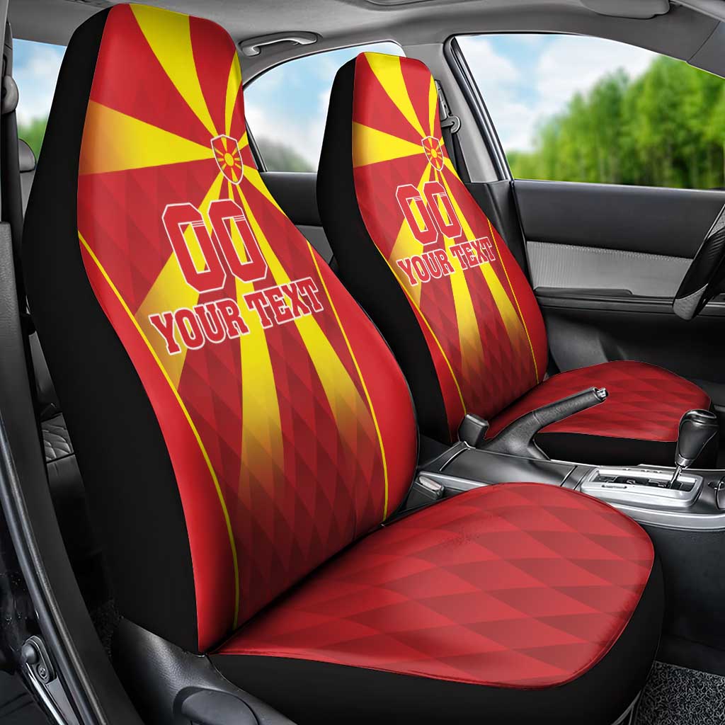 Custom Macedonia Football Car Seat Cover Come On Lavovi - Wonder Print Shop