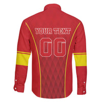 Custom Macedonia Football Family Matching Long Sleeve Bodycon Dress and Hawaiian Shirt Come On Lavovi - Wonder Print Shop