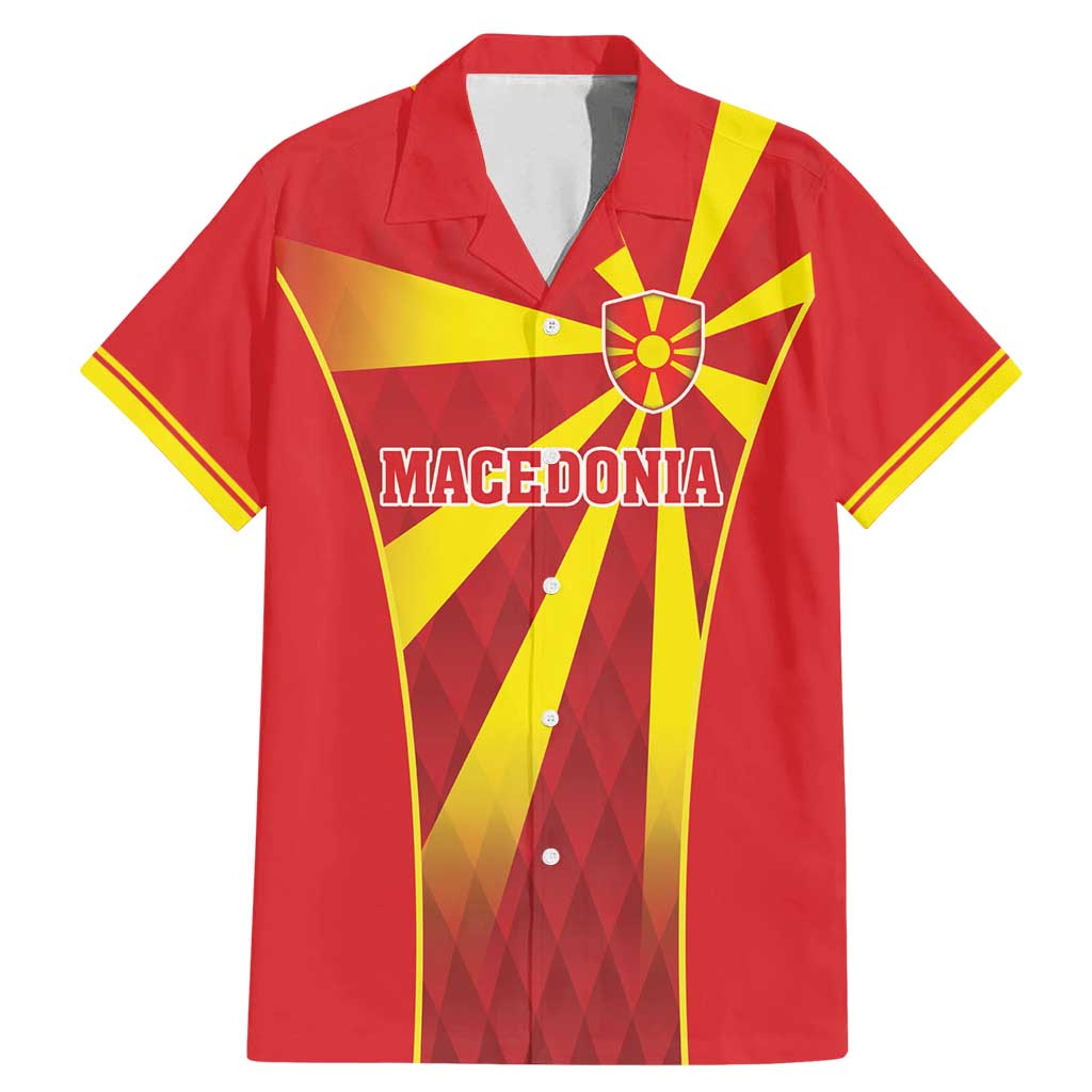 Custom Macedonia Football Family Matching Mermaid Dress and Hawaiian Shirt Come On Lavovi - Wonder Print Shop