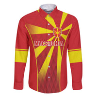 Custom Macedonia Football Family Matching Off The Shoulder Long Sleeve Dress and Hawaiian Shirt Come On Lavovi - Wonder Print Shop