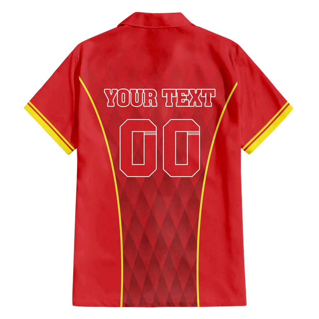 Custom Macedonia Football Family Matching Puletasi and Hawaiian Shirt Come On Lavovi - Wonder Print Shop