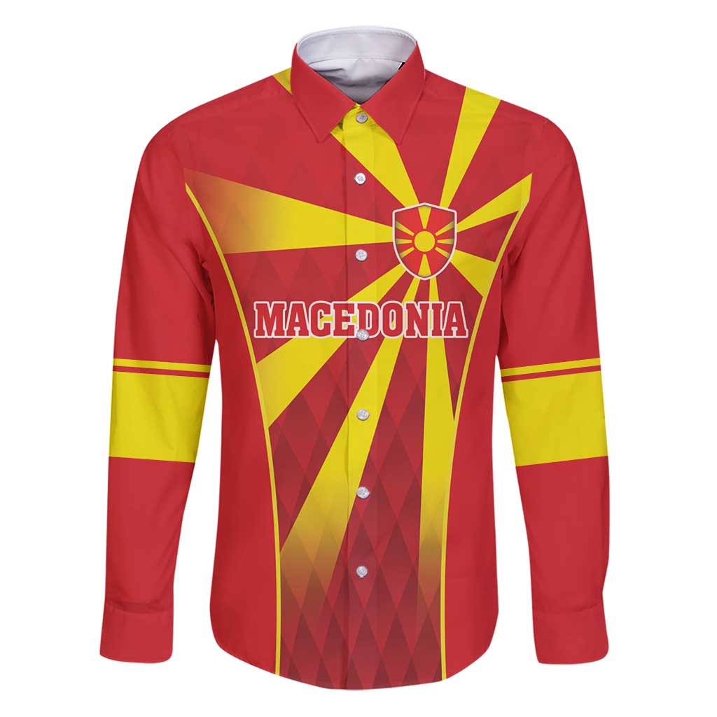 Custom Macedonia Football Family Matching Puletasi and Hawaiian Shirt Come On Lavovi - Wonder Print Shop