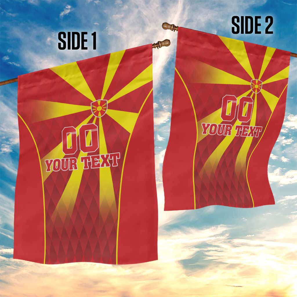 Custom Macedonia Football Garden Flag Come On Lavovi - Wonder Print Shop