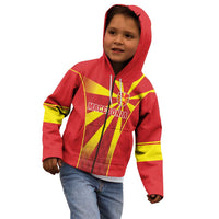 Custom Macedonia Football Kid Hoodie Come On Lavovi - Wonder Print Shop