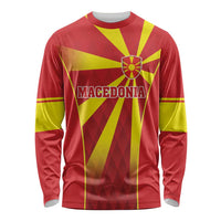 Custom Macedonia Football Long Sleeve Shirt Come On Lavovi - Wonder Print Shop