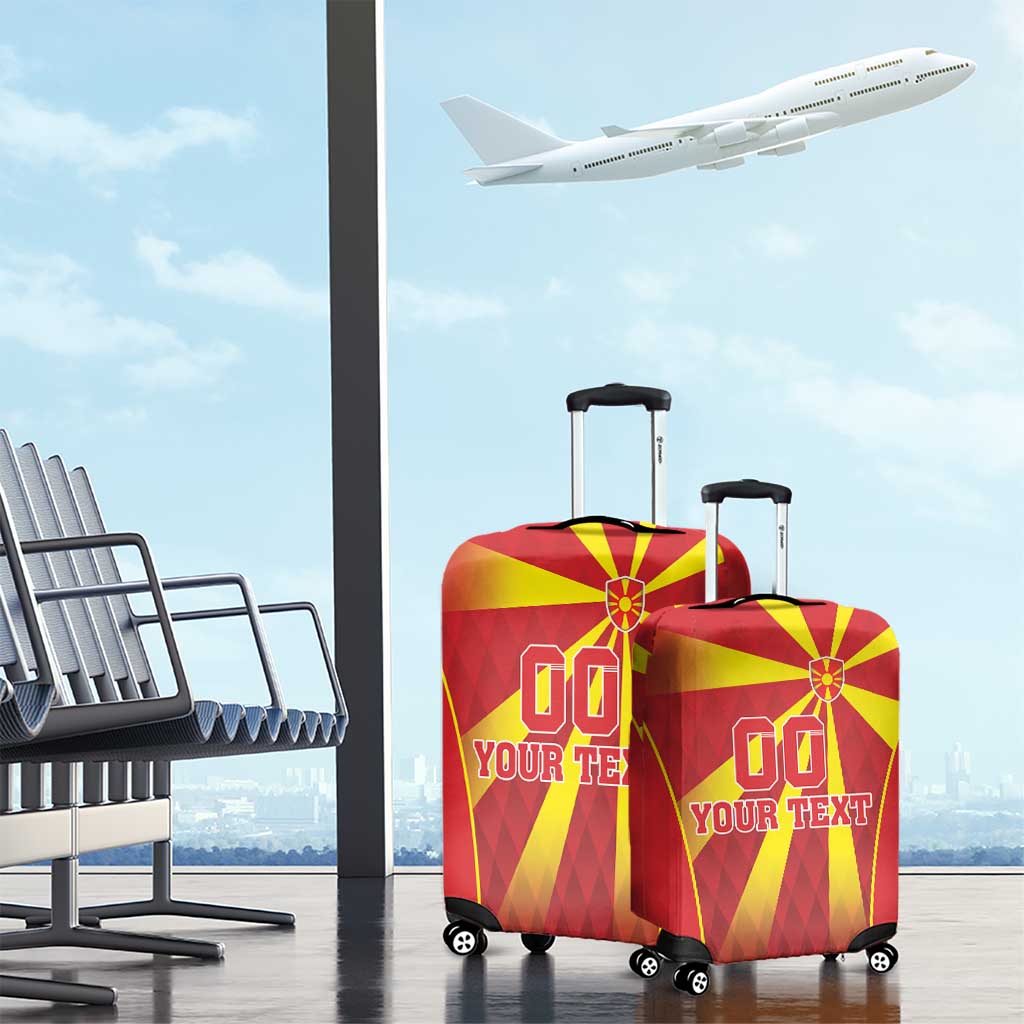 Custom Macedonia Football Luggage Cover Come On Lavovi - Wonder Print Shop