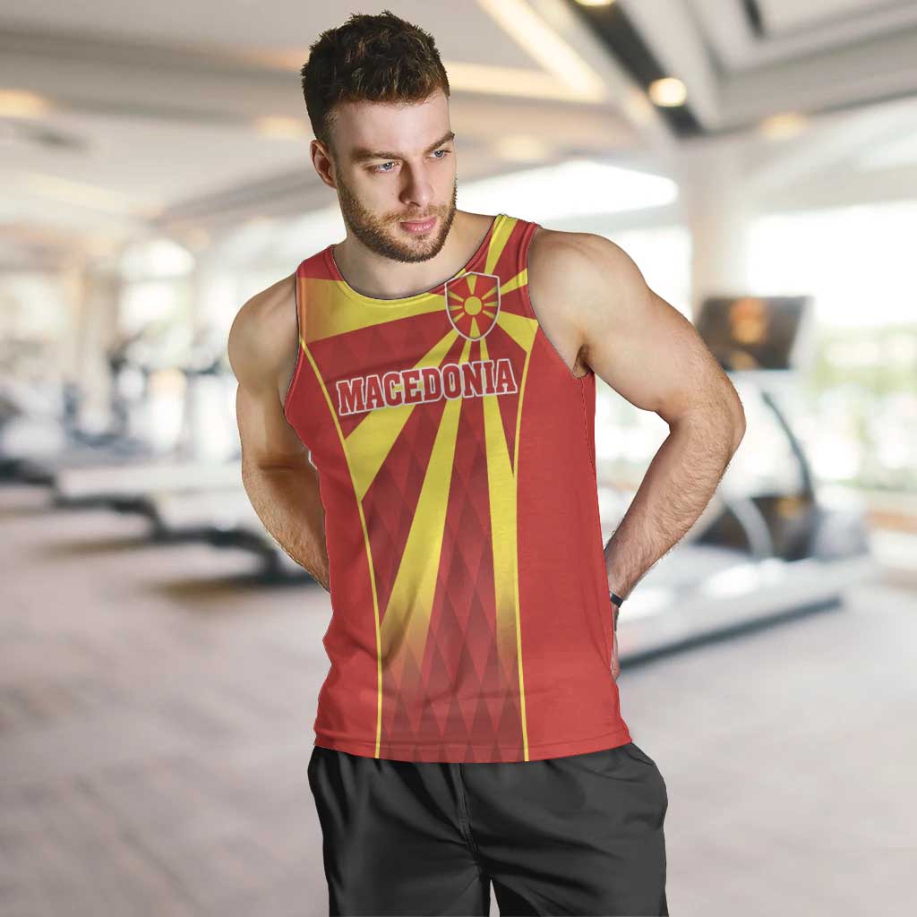 Custom Macedonia Football Men Tank Top Come On Lavovi - Wonder Print Shop