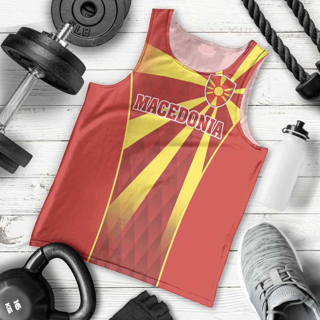 Custom Macedonia Football Men Tank Top Come On Lavovi - Wonder Print Shop