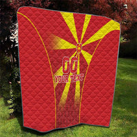 Custom Macedonia Football Quilt Come On Lavovi - Wonder Print Shop