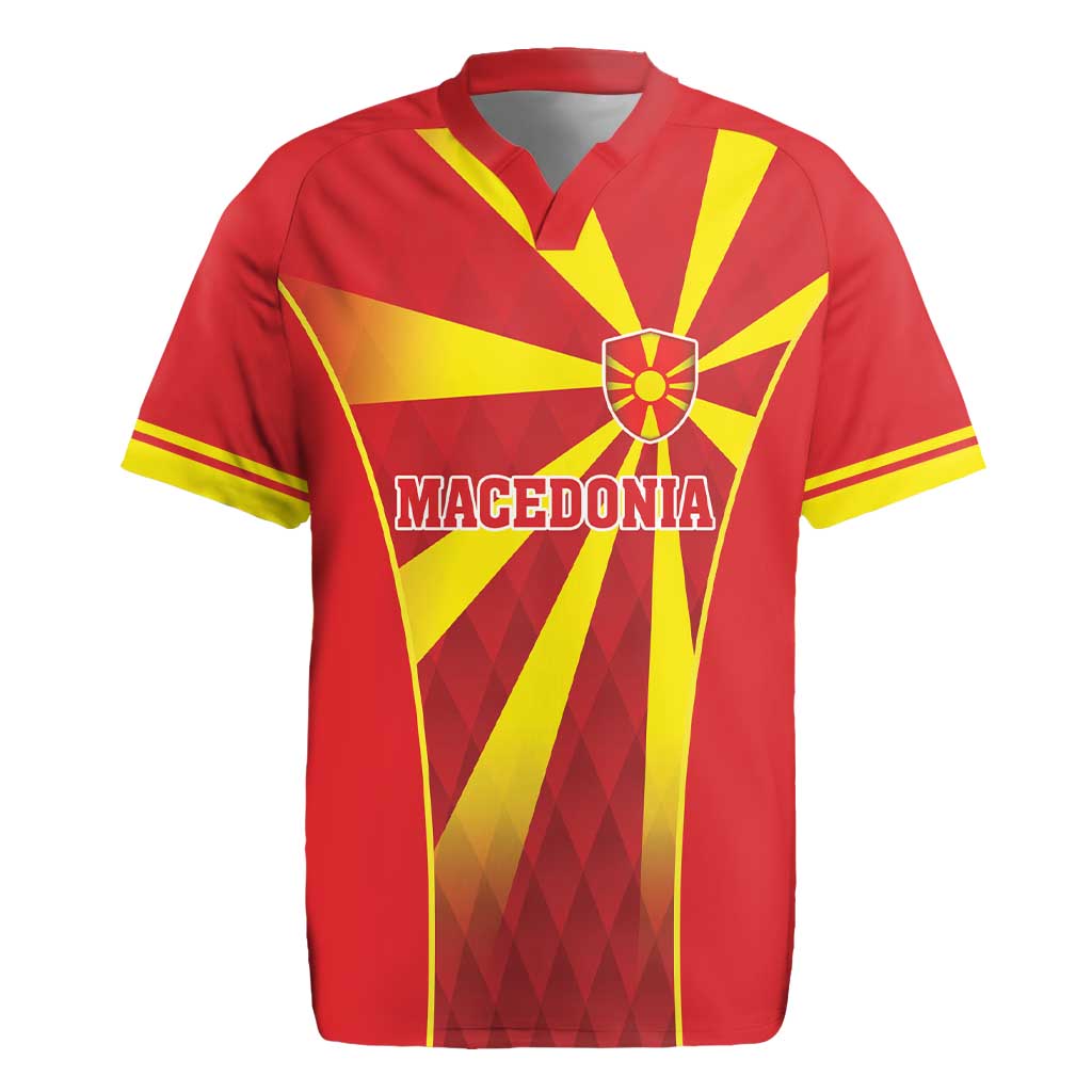 Custom Macedonia Football Rugby Jersey Come On Lavovi - Wonder Print Shop