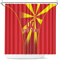 Custom Macedonia Football Shower Curtain Come On Lavovi - Wonder Print Shop