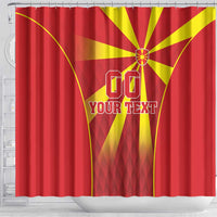 Custom Macedonia Football Shower Curtain Come On Lavovi - Wonder Print Shop