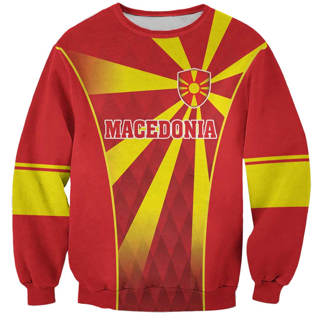 Custom Macedonia Football Sweatshirt Come On Lavovi - Wonder Print Shop