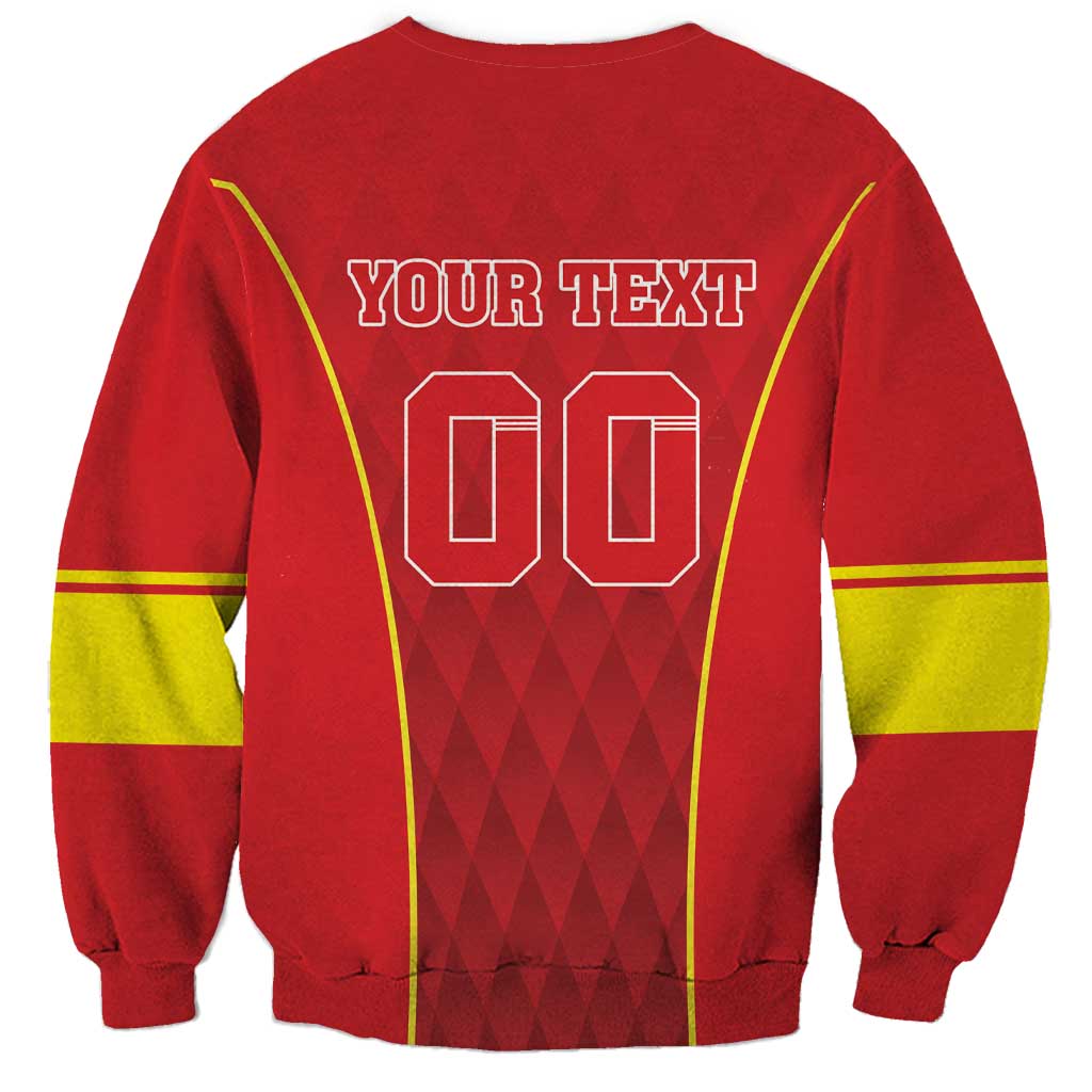 Custom Macedonia Football Sweatshirt Come On Lavovi - Wonder Print Shop