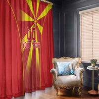 Custom Macedonia Football Window Curtain Come On Lavovi - Wonder Print Shop