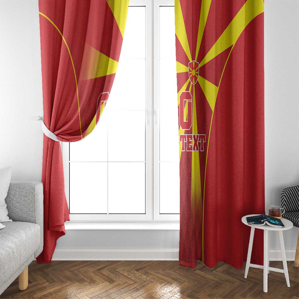 Custom Macedonia Football Window Curtain Come On Lavovi - Wonder Print Shop